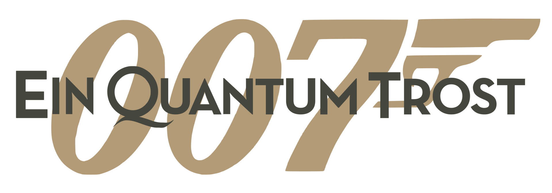 007: Quantum of Solace logo on a transparent background