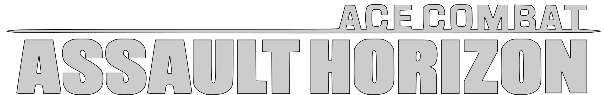 Ace Combat: Assault Horizon logo on a transparent background