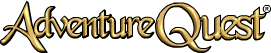 AdventureQuest logo on a transparent background
