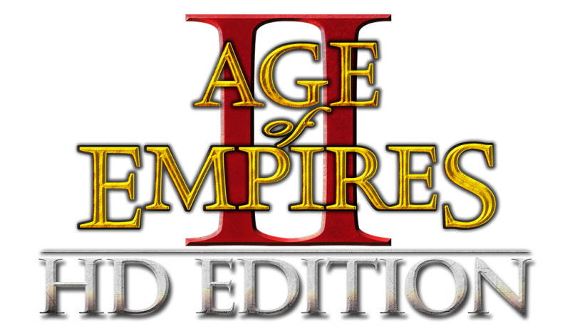 Age of Empires II: HD Edition logo on a transparent background