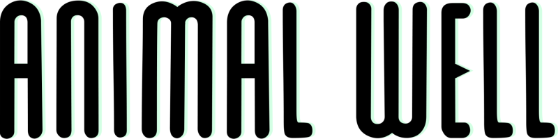 Animal Well logo on a transparent background