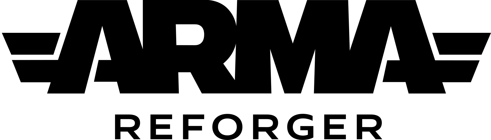 Arma Reforger logo on a transparent background