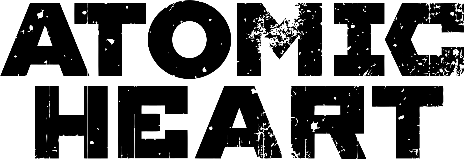 Atomic Heart logo on a transparent background