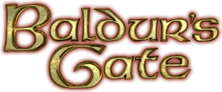 Baldur's Gate 3 logo on a transparent background
