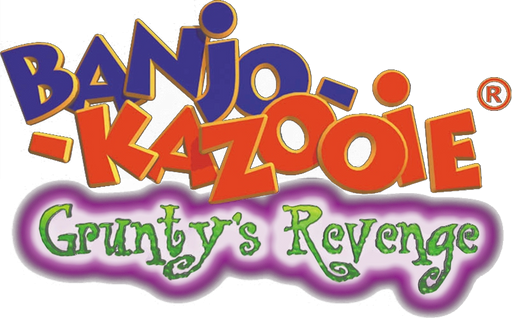 Banjo-Kazooie: Grunty's Revenge logo on a transparent background