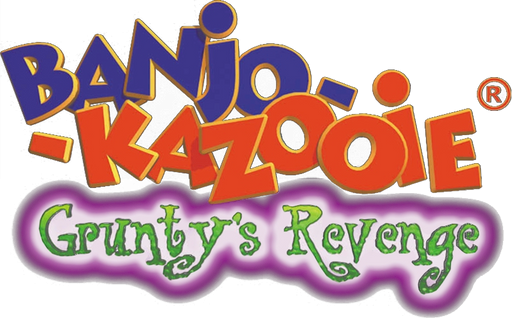 Banjo-Kazooie: Grunty's Revenge logo on a transparent background