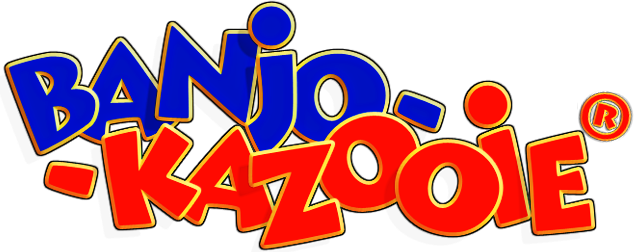 Banjo-Kazooie logo on a transparent background