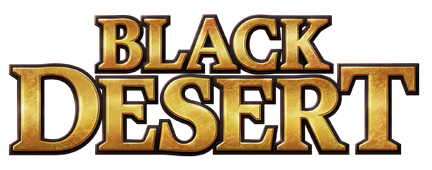 Black Desert Online logo on a transparent background