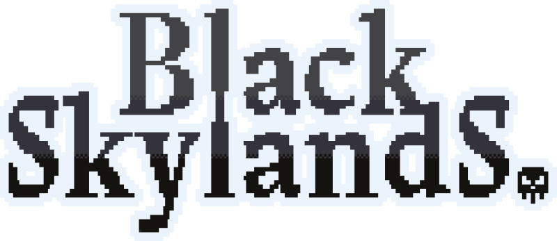 Black Skylands logo on a transparent background