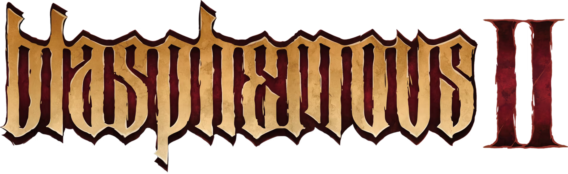 Blasphemous 2 logo on a transparent background