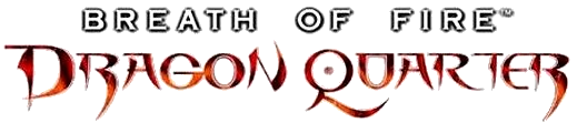Breath of Fire: Dragon Quarter logo on a transparent background
