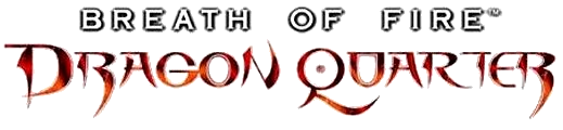 Breath of Fire: Dragon Quarter logo on a transparent background