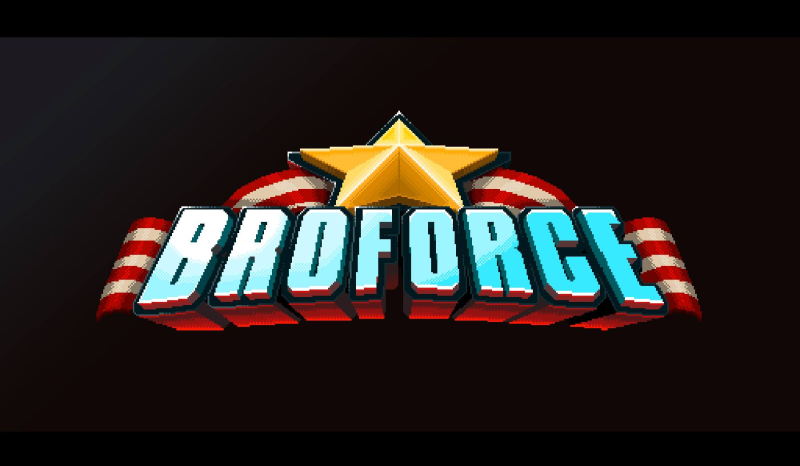 Broforce logo in full colour