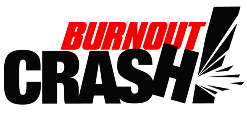 Burnout Crash! logo in full colour