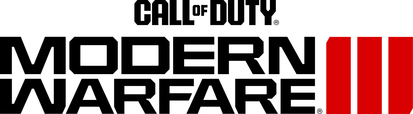 Call of Duty: Modern Warfare III logo on a transparent background