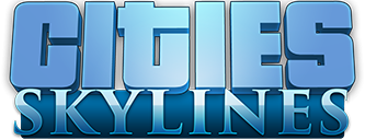 Cities: Skylines logo on a transparent background