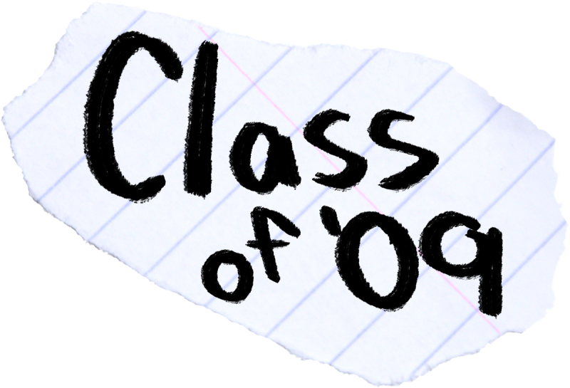 Class of '09 logo on a transparent background