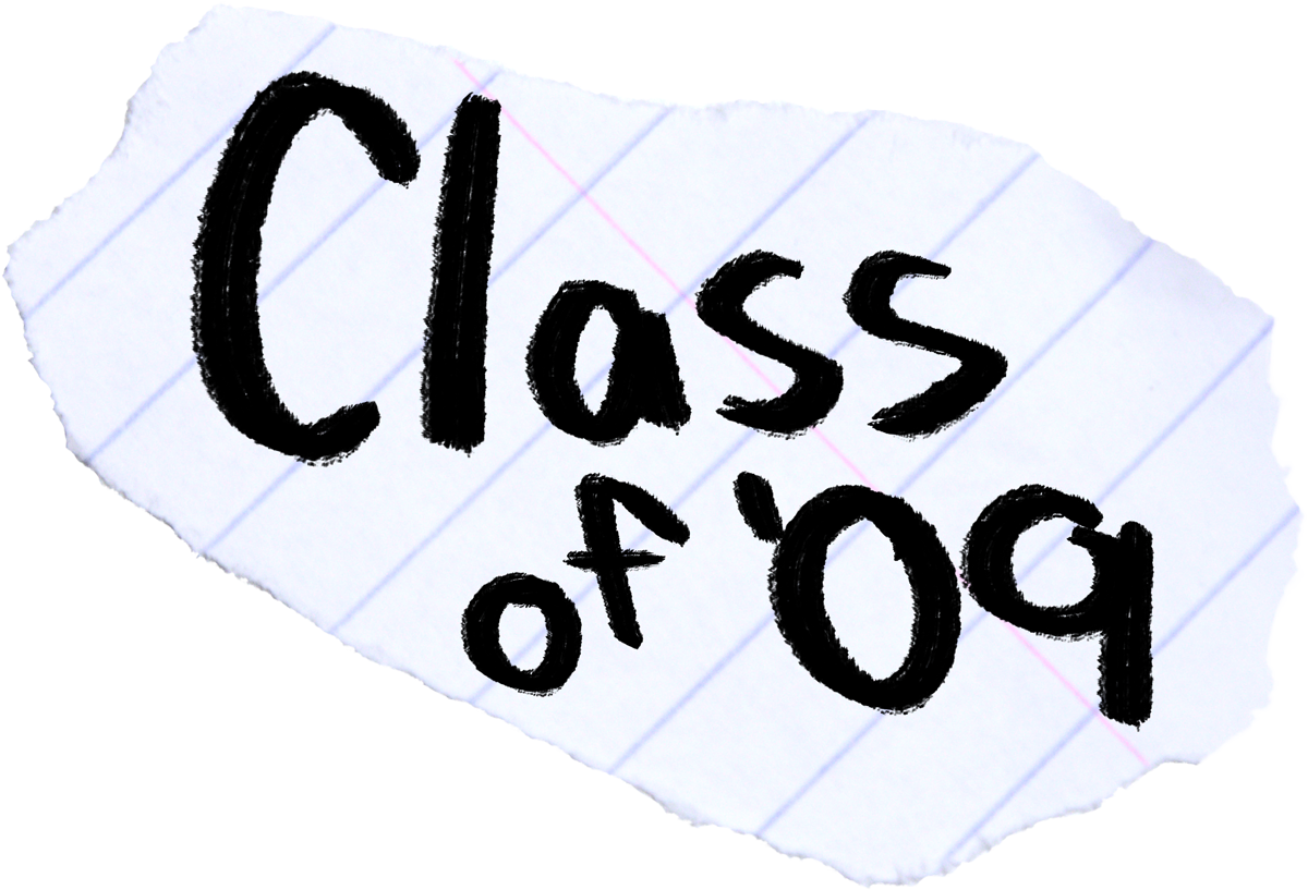 Class of '09 logo on a transparent background