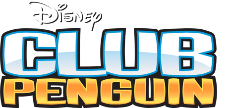 Club Penguin logo on a transparent background