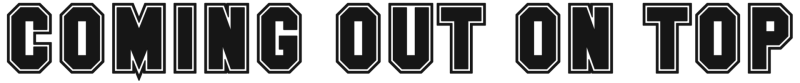 Coming Out on Top logo in black