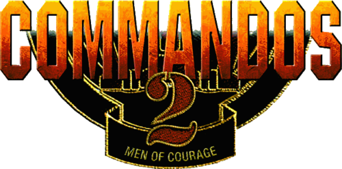 Commandos 2: Men of Courage logo on a transparent background
