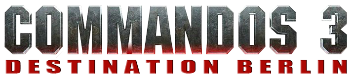 Commandos 3: Destination Berlin logo on a transparent background