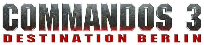 Commandos 3: Destination Berlin logo on a transparent background