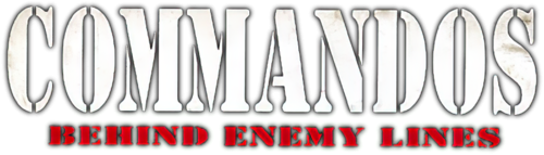 Commandos: Behind Enemy Lines logo on a transparent background