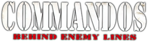 Commandos: Behind Enemy Lines logo on a transparent background