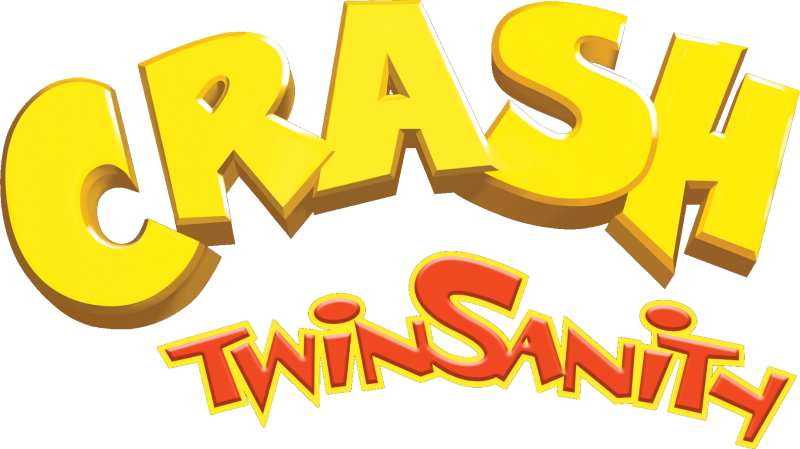 Crash Twinsanity logo on a transparent background