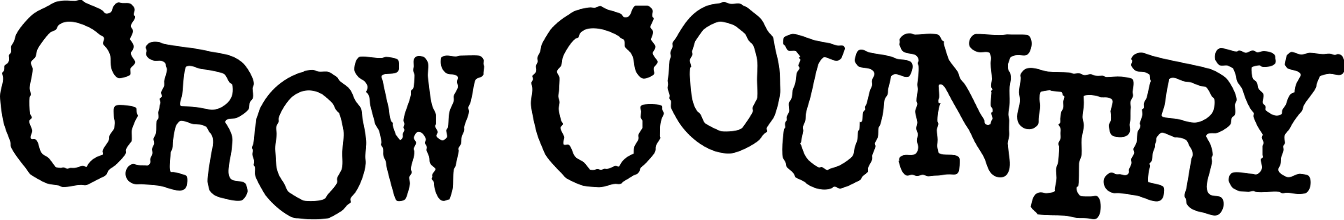Crow Country logo on a transparent background