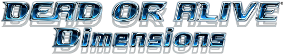 Dead or Alive: Dimensions logo on a transparent background