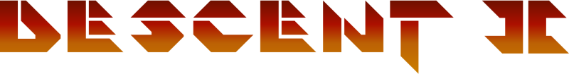 Descent II logo on a transparent background