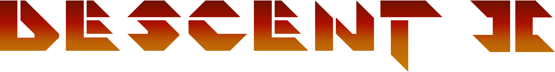 Descent II logo on a transparent background