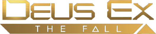 Deus Ex: The Fall logo on a transparent background
