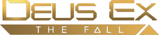 Deus Ex: The Fall logo on a transparent background