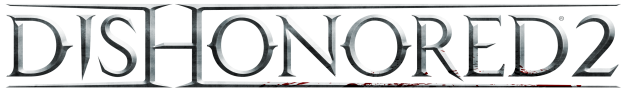 Dishonored 2 logo on a transparent background