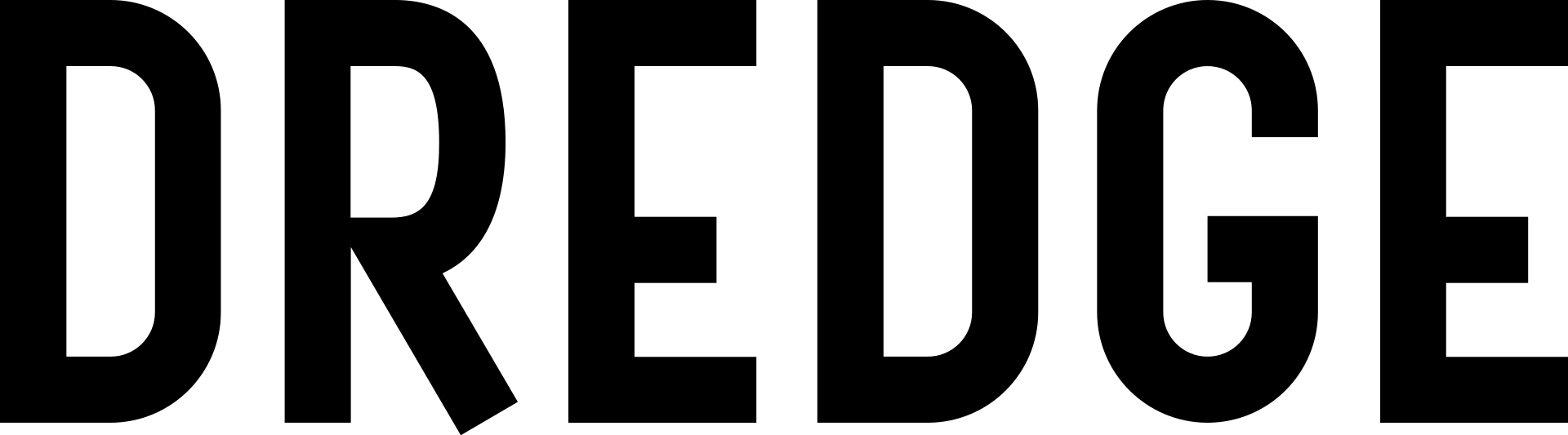 Dredge logo on a transparent background