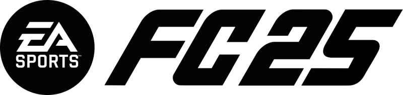 EA Sports FC 25 logo on a transparent background