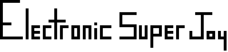 Electronic Super Joy logo on a transparent background