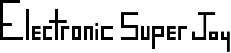 Electronic Super Joy logo on a transparent background