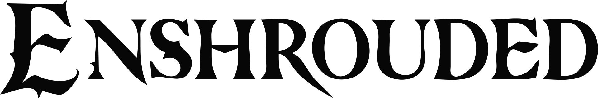 Enshrouded logo on a transparent background