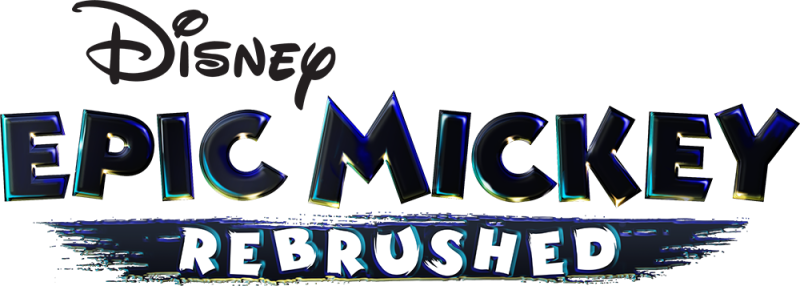 Epic Mickey: Rebrushed logo on a transparent background