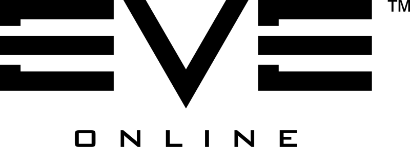 Eve Online logo on a transparent background
