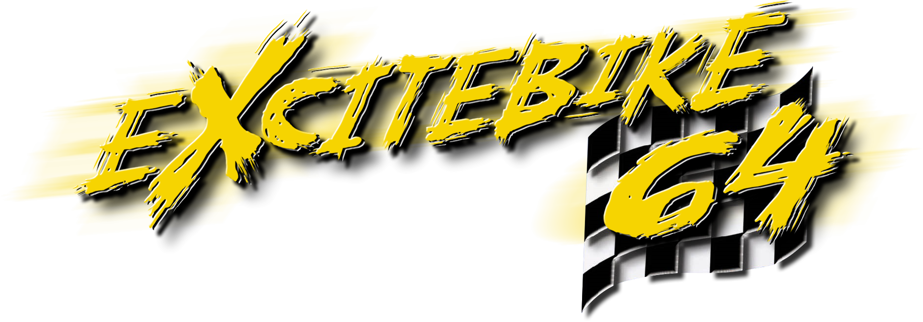 Excitebike 64 logo on a transparent background