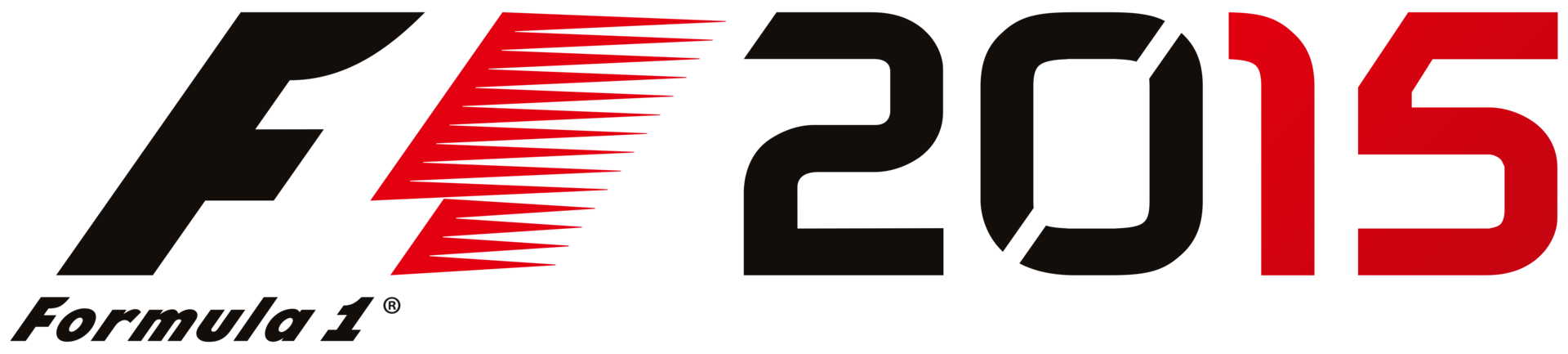 F1 2015 logo on a transparent background