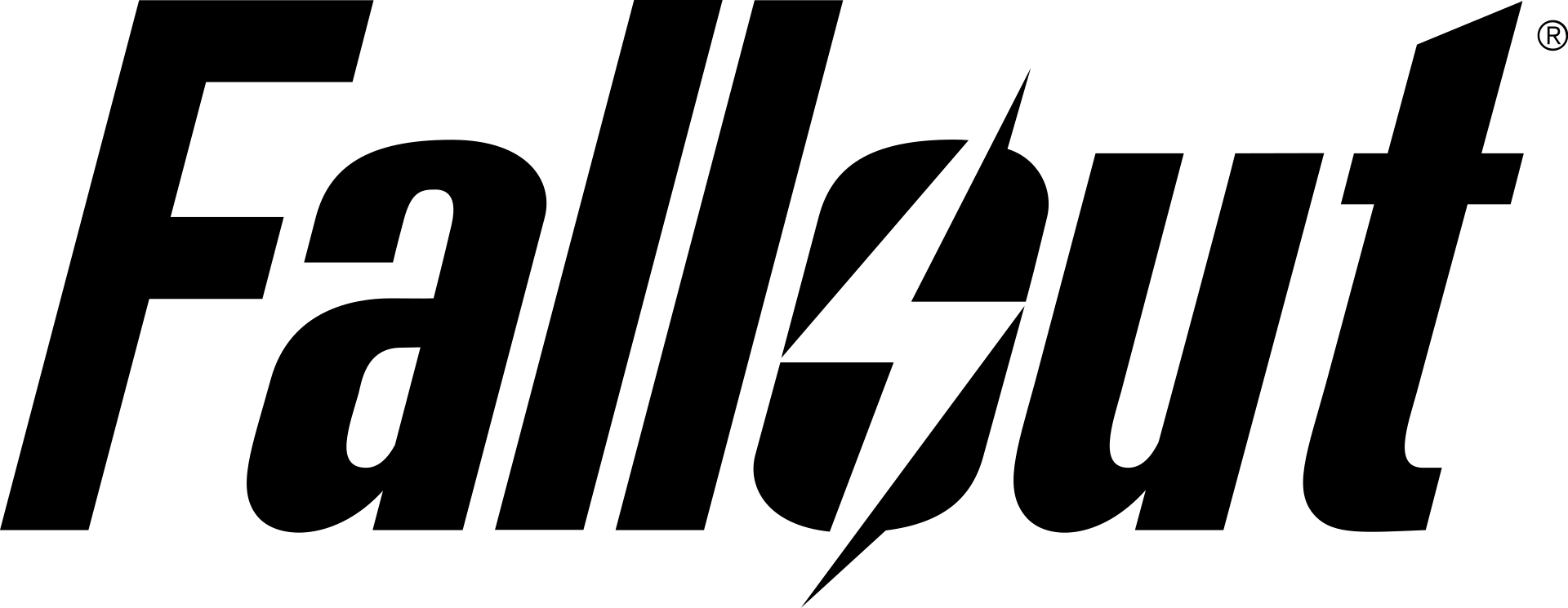 Fallout logo on a transparent background