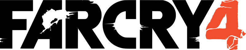 Far Cry 4 logo on a transparent background