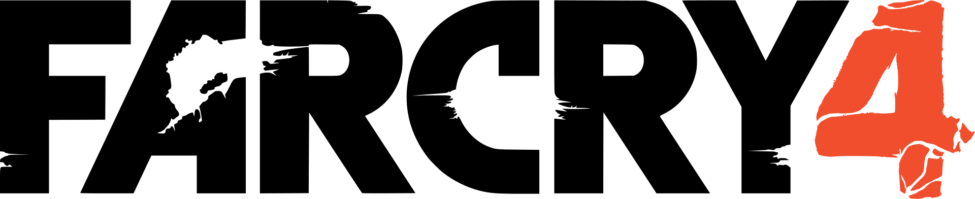 Far Cry 4 logo on a transparent background