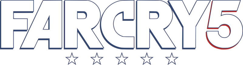 Far Cry 5 logo on a transparent background
